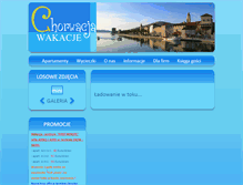 Tablet Screenshot of chorwacja-wakacje.com.pl